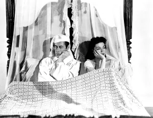Unhappy Prints: THE FOUR POSTER, from left, Rex Harrison, Lilli Palmer, 1952