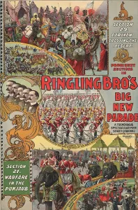 Images Dated 18th August 2008: Poster Ringling Brothers Circus showing five separate parades evoking foreign lands