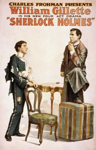 1900 09 Prints: Poster for William Gillette (1853-1937)