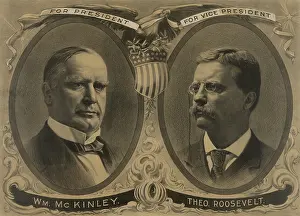 Candidate Prints: Poster of William McKinley and Theodore Roosevelt