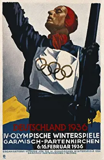 Pleasure Prints: Poster of the Winter Olympic Games (1936)