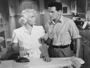 Iron Prints: THE POSTMAN ALWAYS RINGS TWICE, from left: Lana Turner, John Garfield, 1946