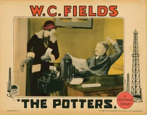 Secretary Prints: THE POTTERS, lobbycard, from left: Ivy Harris, W.C. Fields, 1927