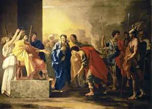 Roman Legion Prints: POUSSIN, Nicolas (1594-1665). The Noble Deed of Scipio