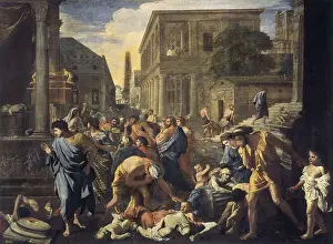 Healing Prints: POUSSIN, Nicolas (1594-1665). The Plague of Ashdod