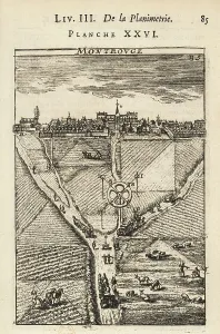 Land Prints: Practical Geometry' by Allain Manesson Mallet
