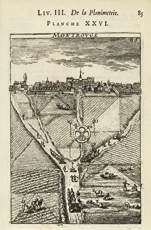 Land Prints: Practical Geometry' by Allain Manesson Mallet