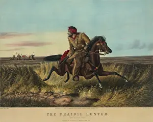 Explorers Prints: THE PRAIRIE HUNTER: ONE RUBBED OUT, ca