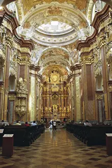 Austria Prints: PRANDTAUER, Jakob (1660-1726). Melk Abbey