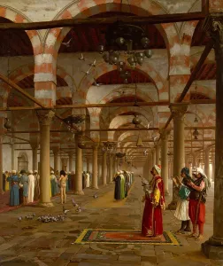 Prayer Prints: PRAYER IN THE MOSQUE, by Jean-Leon Gerome