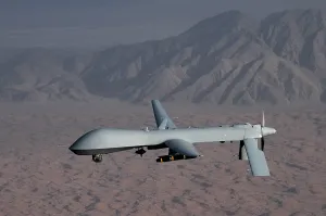 Remote Control Prints: The Predator drone carries various sensors cameras and Hellfire missiles