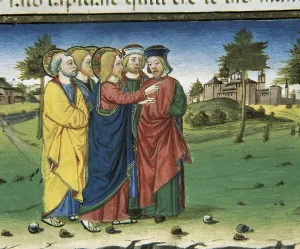 DE PREDIS, Cristoforo (1440-1486). Stories of Saint Joachim, Saint Anne, Virgin Mary, Jesus, the Baptist and the End of the World. 1476