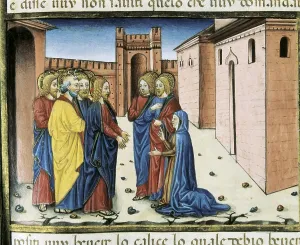 DE PREDIS, Cristoforo (1440-1486). Stories of Saint Joachim, Saint Anne, Virgin Mary, Jesus, the Baptist and the End of the World. 1476
