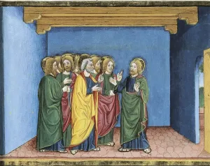 DE PREDIS, Cristoforo (1440-1486). Stories of Saint Joachim, Saint Anne, Virgin Mary, Jesus, the Baptist and the End of the World. 1476