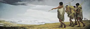 Prehistoric Prints: Prehistory. The passing of Asian men to America