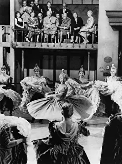 Ukrainian Prints: Premier Nikita Khrushchev's party watches a rehearsal for the film CANCAN
