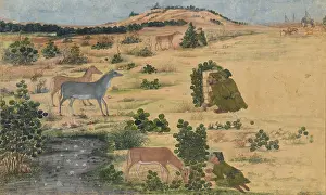 Hunters Prints: PREPARATIONS FOR A HUNT, Indian
