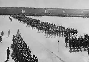 Lcgr1411 Prints: Presentation of 12, 000 Nationalist Chinese Troops in Ninghaia to U