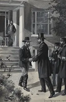 Porter Prints: President Abraham Lincoln and Admiral David Porter visit Gen