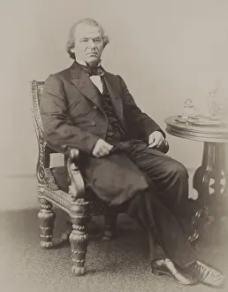 Bow Tie Prints: President Andrew Johnson in 1866 portrait photograph by Alexander Gardner (BSLOC_2019_5_99)