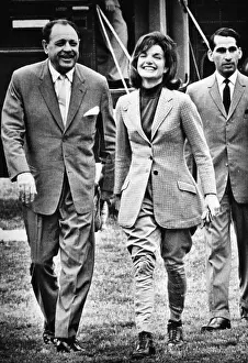 President Prints: President Ayub Khan (left), of Pakistan