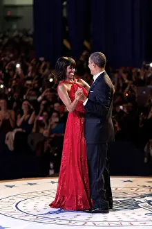 Inauguration Prints: President Barack and Michelle Obama dance at the Commander in Chief Inaugural Ball