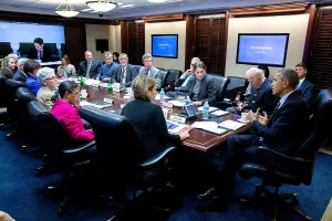 2017 Prints: President Barack Obama convenes a meeting on the Zika virus, Jan. 26, 2016