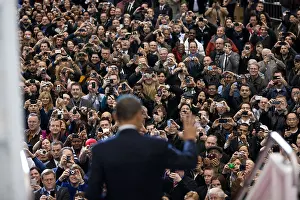 Washington State Prints: President Barack Obama exits a 787 Dreamliner at Boeing-Everett Production Facility