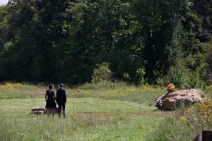 Manmade Prints: President Barack Obama and First Lady Michelle Obama at Flight 93 National Memorial