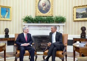 2017 Prints: President Barack Obama meets with Chief Judge Merrick B. Garland, March 9, 2016