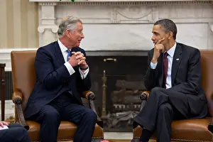 Windsor Prints: President Barack Obama meets with Prince Charles