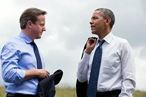 Cameron Prints: President Barack Obama and Prime Minister David Cameron at the G8 Summit