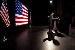 Hand Gesture Prints: President Barack Obama speaks at the Apollo Theater in New York City