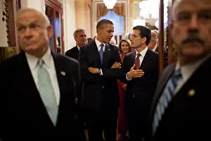 Eric Prints: President Barack Obama talks with Rep
