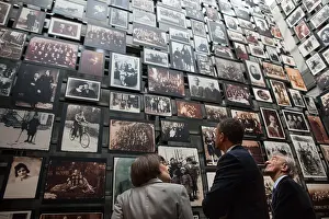Jews Prints: President Barack Obama tours the United States Holocaust Memorial Museum in Washington