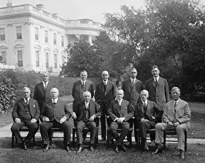 Executive Departments Prints: President Calvin Coolidge with his Cabinet