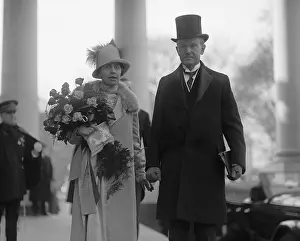 Calvin Prints: President Calvin Coolidge and First Lady Grace Coolidge on Inauguration Day