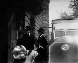 1920s Candid Prints: President Calvin Coolidge (front left)