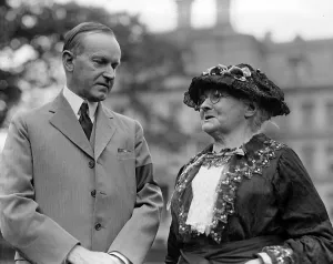 Wobblies Prints: President Calvin Coolidge and Mother Jones