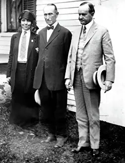 Calvin Prints: PRESIDENT CALVIN COOLIDGE, with wife and father John C