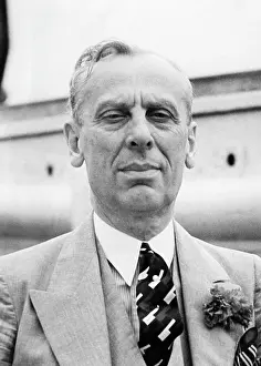 1930s Candid Prints: President and chairman of General Motors Alfred P