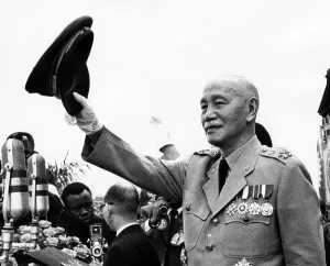 Images Dated 3rd March 2007: President Chiang Kai-shek celebrates Nationalist China's 59th founding anniversary