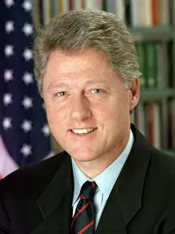 Bookshelves Prints: President Bill Clinton, January 1993