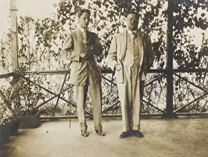 Young Man Prints: Former President, Colonel Theodore Roosevelt and his son, Kermit, in 1910