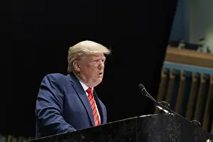 United Nations Prints: President Donald Trump addresses the 74th session of the United Nations General Assembly