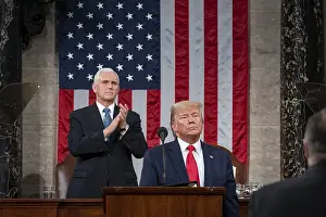Clapping Prints: President Donald Trump delivers the State of the Union address