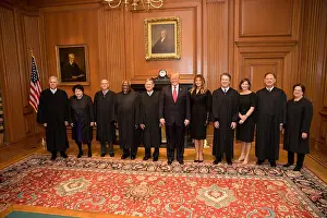 Associate Justices Prints: President Donald Trump, First Lady Melania Trump