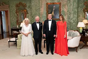 Group Portrait Prints: President Donald Trump and First Lady Melania Trump