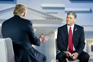 Interview Prints: President Donald Trump is interviewed by Sean Hannity of Fox News, June 25, 2020
