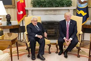 Kissinger Prints: President Donald Trump meets with former Secretary of State Henry Kissinger, May 10, 2017